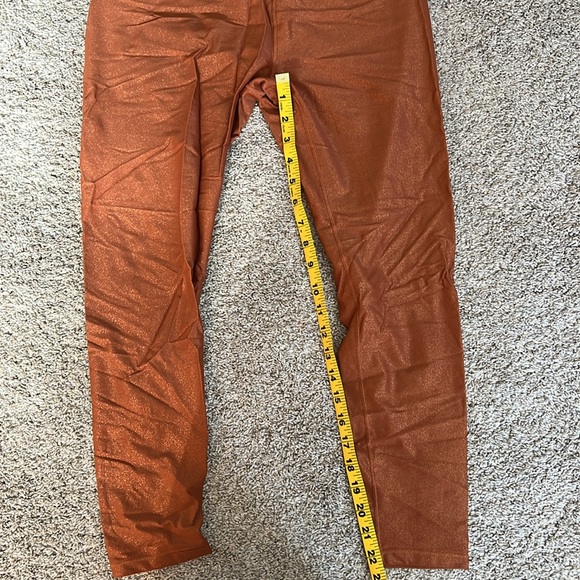 CALIA Women's Energize Metals 7/8 Leggings Copper M - Picture 7 of 9